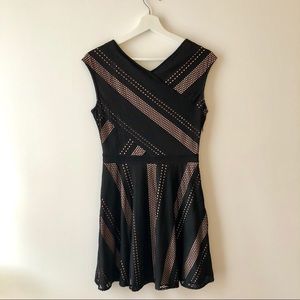BCBG Jasmyne black cocktail dress